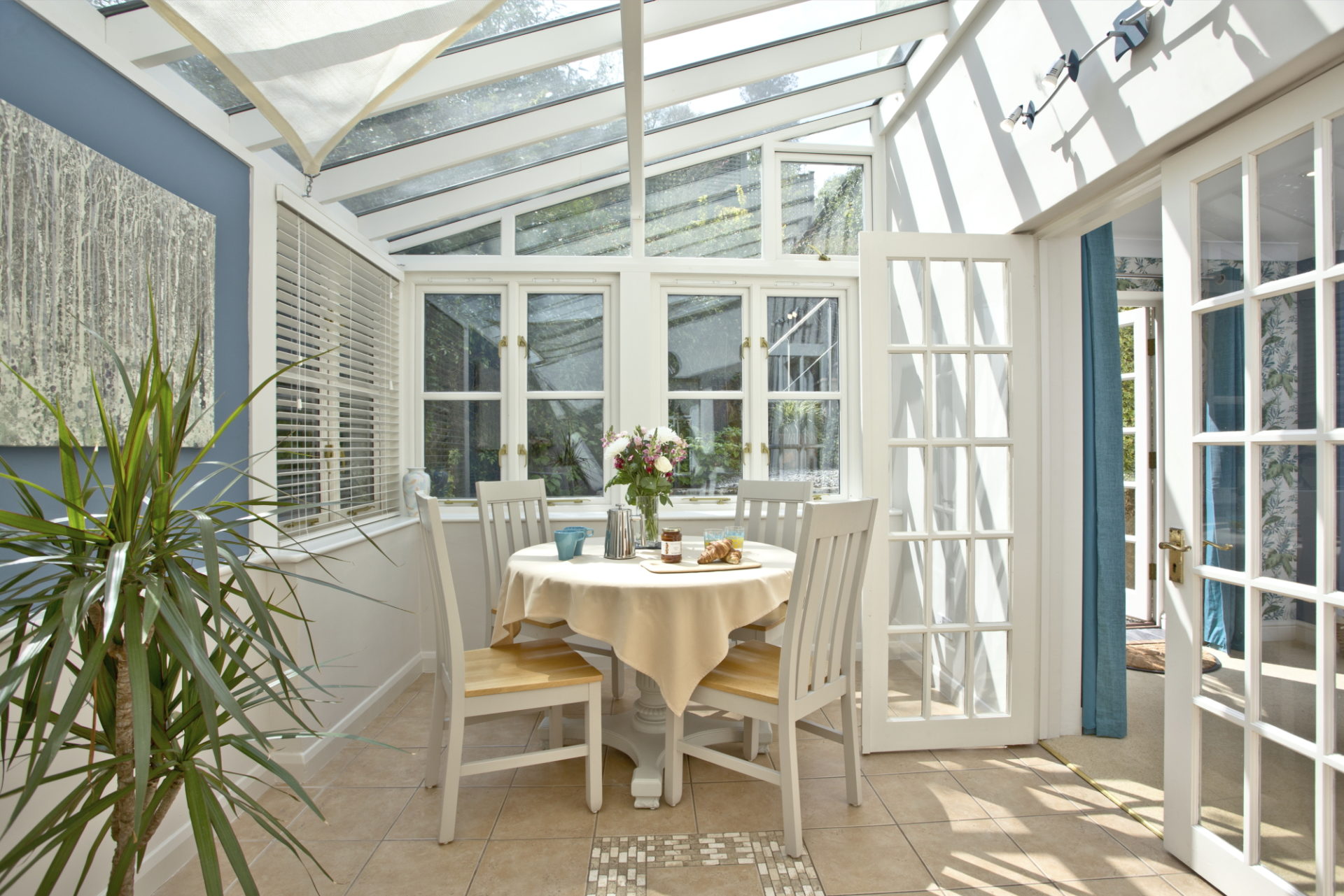 Conservatory at Mallock Cottage